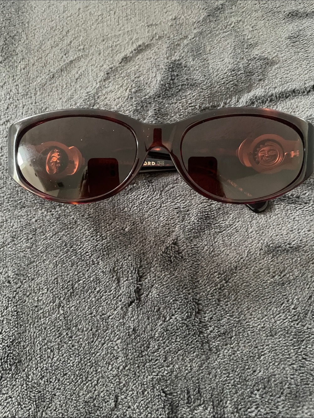 Women's Tortoiseshell Cat-Eye Sunglasses - Burgundy Frame